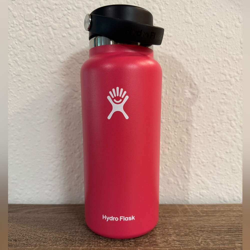 Hydro Flask 32oz wide mouth Water Bottle Watermelon Pink